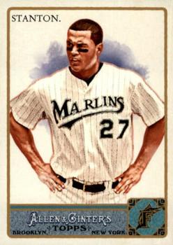 2011 Topps Allen & Ginter - Glossy #325 Mike Stanton Front