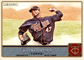 2011 Topps Allen & Ginter - Glossy #48 Francisco Liriano Front