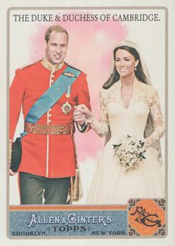 2011 Topps Allen & Ginter - Glossy Rookie #AGS9 Prince William / Kate Middleton Front