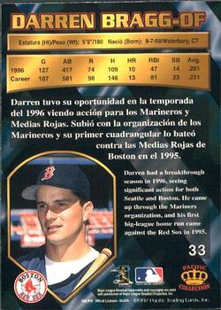 1997 Pacific Crown Collection #33 Darren Bragg Back