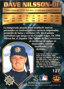 1997 Pacific Crown Collection #127 Dave Nilsson Back