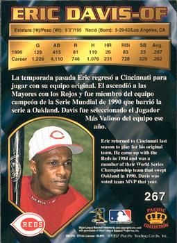 1997 Pacific Crown Collection #267 Eric Davis Back