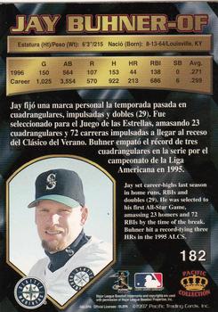 1997 Pacific Crown Collection #182 Jay Buhner Back
