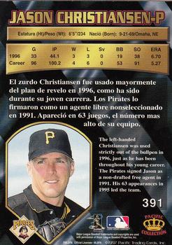 1997 Pacific Crown Collection #391 Jason Christiansen Back