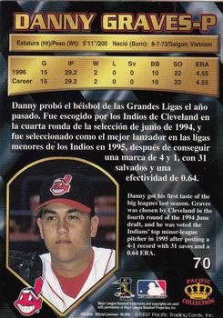 1997 Pacific Crown Collection #70 Danny Graves Back