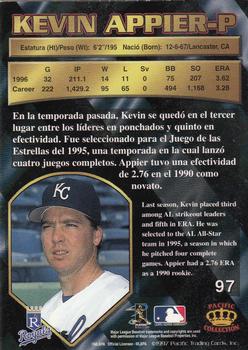1997 Pacific Crown Collection #97 Kevin Appier Back