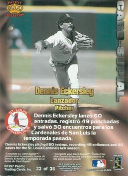 1997 Pacific Crown Collection - Card-Supials #33 Dennis Eckersley Back