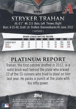 2014 Bowman Platinum - Prospects #BPP82 Stryker Trahan Back