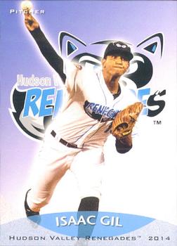 2014 Grandstand Hudson Valley Renegades #13 Isaac Gil Front