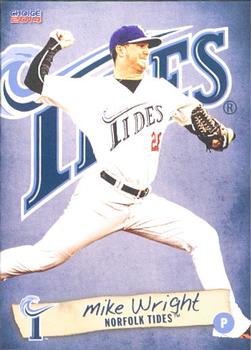 2014 Choice Norfolk Tides #39 Mike Wright Front