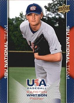 2009 Upper Deck USA Baseball Box Set #USA-41 Karsten Whitson Front