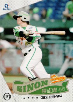 2011 CPBL #144 Chih-Wei Chen Front