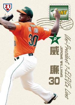 2010 CPBL #108 Jerome Williams Front