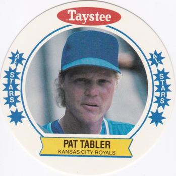 1989 Taystee Kansas City Royals Discs #3 Pat Tabler Front