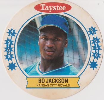 1989 Taystee Kansas City Royals Discs #6 Bo Jackson Front