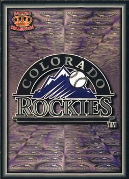 1996 Pacific Prism - Team Logos #PB-25 Colorado Rockies Front
