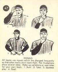 1952 Parkhurst Frostade International League (V338-1) #47 Signals Front
