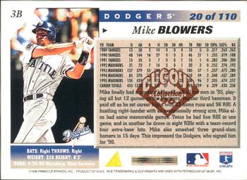 1996 Score - Dugout Collection (Series Two) #20 Mike Blowers Back