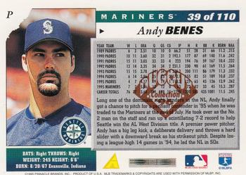 1996 Score - Dugout Collection (Series Two) #39 Andy Benes Back