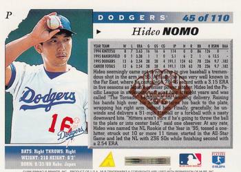 1996 Score - Dugout Collection (Series Two) #45 Hideo Nomo Back