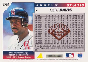 1996 Score - Dugout Collection (Series Two) #57 Chili Davis Back