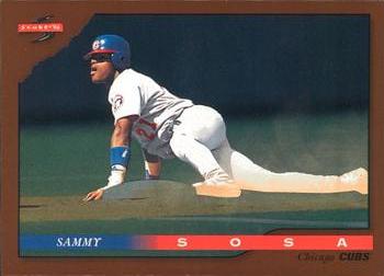 1996 Score - Dugout Collection (Series Two) #61 Sammy Sosa Front