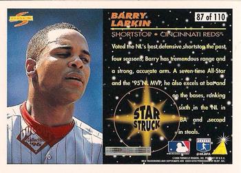 1996 Score - Dugout Collection (Series Two) #87 Barry Larkin Back
