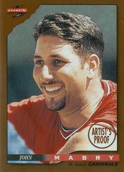 1996 Score - Dugout Collection Artist's Proofs (Series Two) #18 John Mabry Front