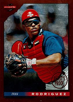 1996 Score - Dugout Collection Artist's Proofs (Series Two) #27 Ivan Rodriguez Front