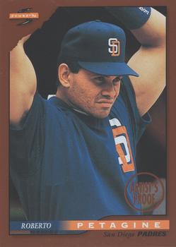 1996 Score - Dugout Collection Artist's Proofs (Series Two) #77 Roberto Petagine Front