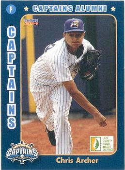 2014 Choice Lake County Captains Alumni #1 Chris Archer Front