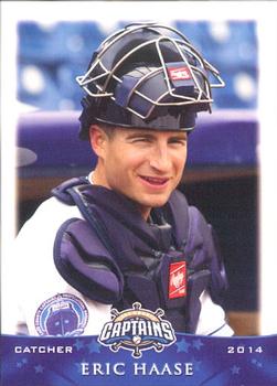 2014 Grandstand Lake County Captains #13 Eric Haase Front