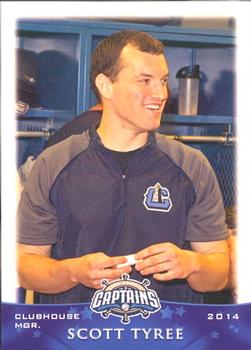 2014 Grandstand Lake County Captains #32 Scott Tyree Front