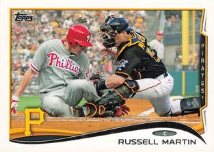 2014 Topps Mini #360 Russell Martin Front