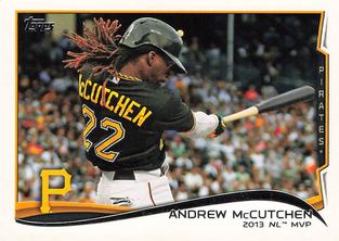 2014 Topps Mini #452 Andrew McCutchen Front