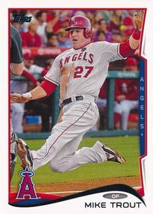 2014 Topps Mini #1 Mike Trout Front