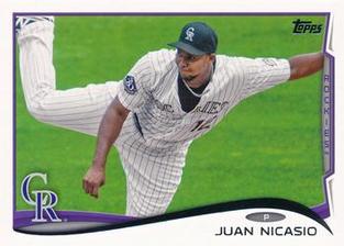 2014 Topps Mini #13 Juan Nicasio Front