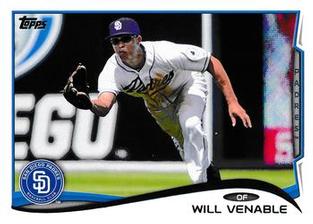 2014 Topps Mini #64 Will Venable Front