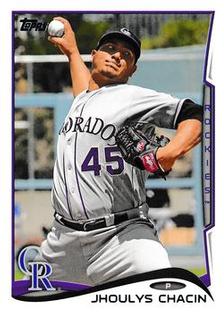 2014 Topps Mini #69 Jhoulys Chacin Front