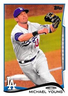 2014 Topps Mini #72 Michael Young Front