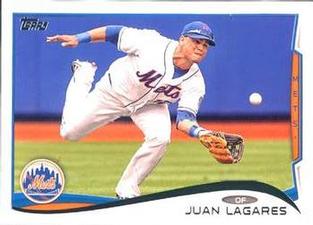 2014 Topps Mini #304 Juan Lagares Front