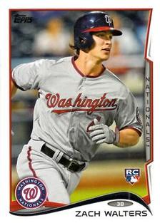 2014 Topps Mini #337 Zach Walters Front