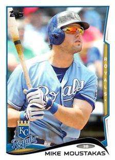 2014 Topps Mini #341 Mike Moustakas Front