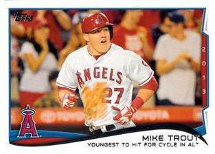 2014 Topps Mini #364 Mike Trout Front