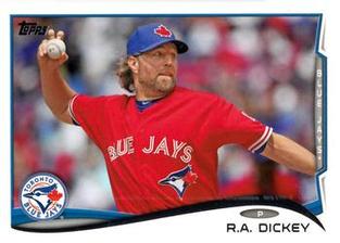 2014 Topps Mini #421 R.A. Dickey Front