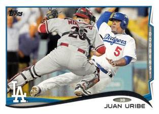 2014 Topps Mini #596 Juan Uribe Front