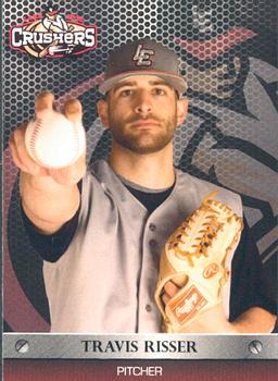 2012 Weed Pro Morning Journal Lake Erie Crushers #23 Travis Risser Front