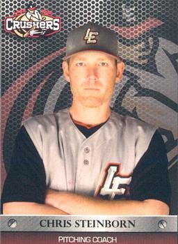 2012 Weed Pro Morning Journal Lake Erie Crushers #28 Chris Steinborn Front