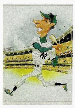 1985 Baseball Greats Caricatures #2 Joe DiMaggio Front