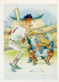 1985 Baseball Greats Caricatures #3 Stan Musial Front